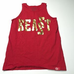 Colin Kaepernick Shoe Palace SXD Beast Tank Top NWOT Size M Red Gold SF 49ers